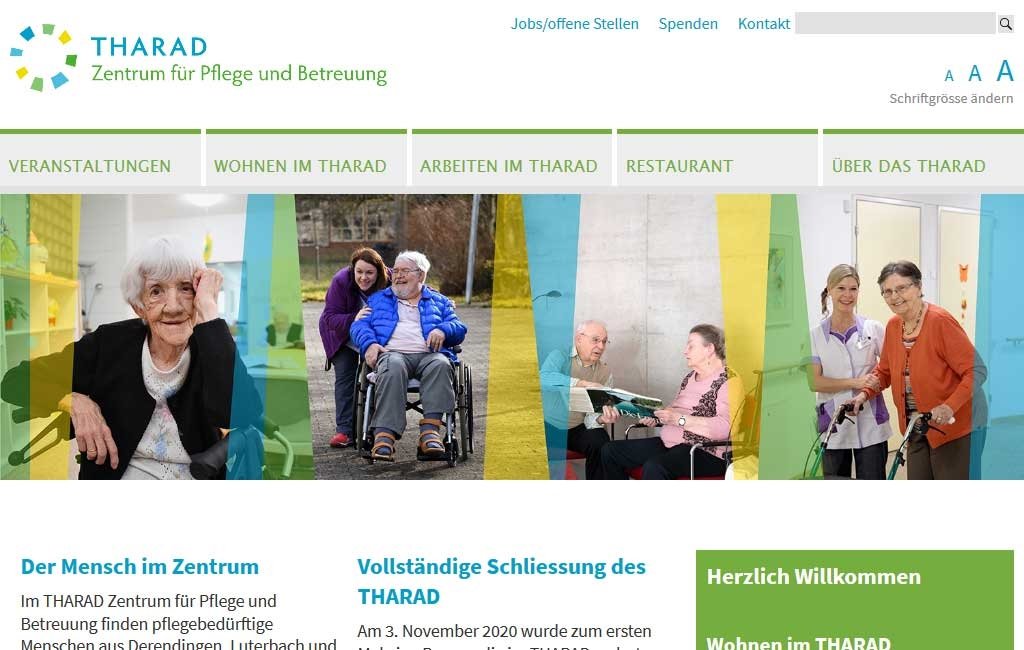 Logo: Tharad Zentrum für Pflege und Betreuung