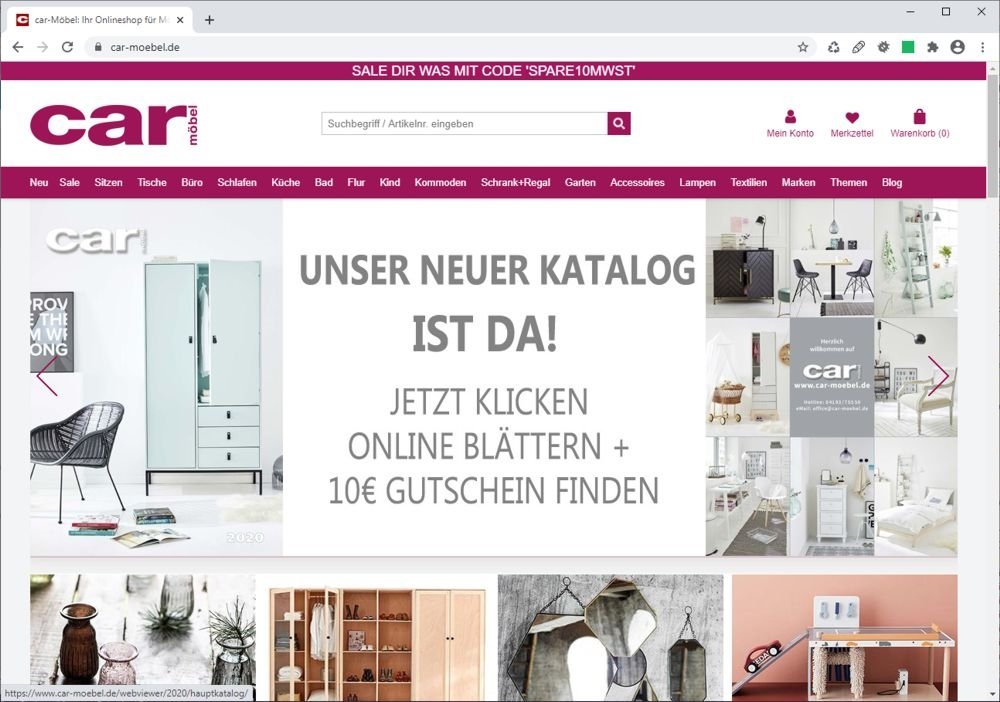 Logo: car-Selbstbaumoebel Shop Eingangsseite